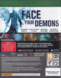 DmC: Devil May Cry: Definitive Edition (Not for Resale) Box Art