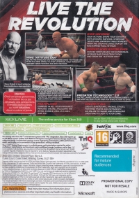 WWE '13 (Not for Resale) Box Art