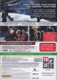 Dead Space 3 (Not for Resale) Box Art