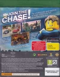 Lego City Undercover (Not for Resale) Box Art