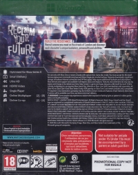 Watch Dogs: Legion (Not for Resale) Box Art