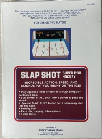 Slap Shot Super Pro Hockey Box Art