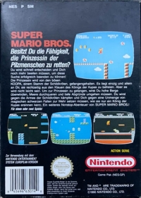 Super Mario Bros. (European Version / Action Serie / FRG-1) Box Art