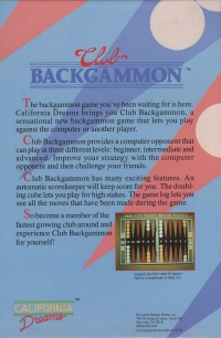 Club Backgammon Box Art