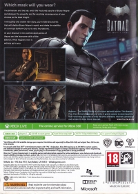 Batman: The Telltale Series [UK] Box Art