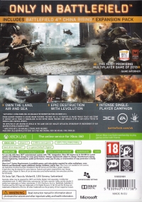 Battlefield 4 (China Rising) Box Art