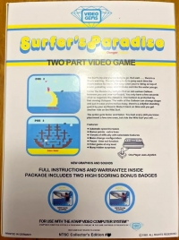 Surfer's Paradise but Danger Below! - NTSC Collector's Edition Box Art