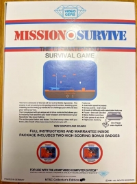 Mission Survive - NTSC Collector's Edition Box Art