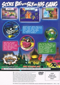 Sly 2: Band of Thieves (For Display Purposes Only) Box Art