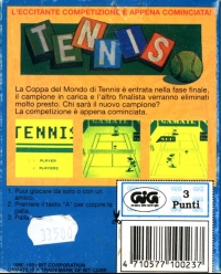 Tennis Box Art