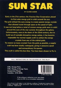 Sun Star (disk) Box Art