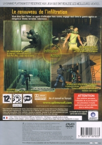 Tom Clancy's Splinter Cell: Pandora Tomorrow - Platinum [FR] Box Art