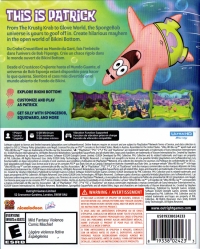 SpongeBob SquarePants: The Patrick Star Game Box Art