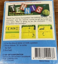 Tennis Box Art