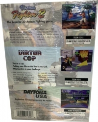 Virtua Fighter 2 / Virtua Cop / Daytona USA (barcode) Box Art