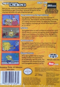 Game Boy Advance Video: SpongeBob SquarePants Volume 2 Box Art