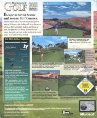 Microsoft Golf: 2001 Edition Box Art
