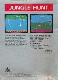 Jungle Hunt (1987 / Atari Corp) Box Art