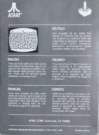 Maze Craze (gray box) Box Art