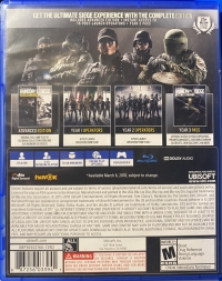 Tom Clancy's Rainbow Six Siege - Complete Edition Box Art