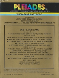 Pleiades (gold box) Box Art