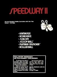 Speedway II (Text Label / 4975103) Box Art