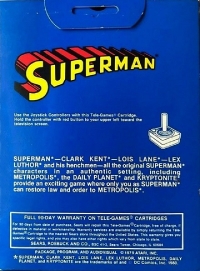 Superman (blue box / 1979) Box Art