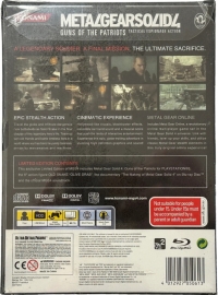 Metal Gear Solid 4: Guns of the Patriots - Limited Edition Box Art