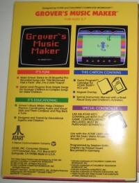 Grover's Music Maker Box Art