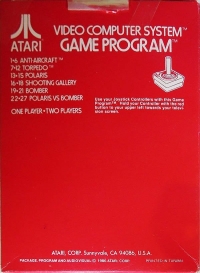 Air-Sea Battle (1986) Box Art