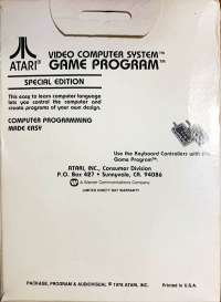 BASIC Programming (white box) Box Art