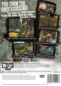 Tony Hawk's Underground Box Art
