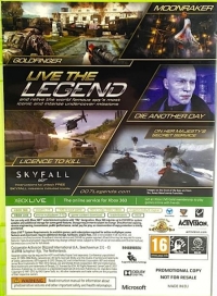James Bond 007 Legends (Not for Resale) Box Art
