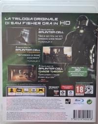 Tom Clancy's Splinter Cell Trilogy - Classics HD [IT] Box Art