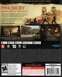 Mafia: The Old Country Box Art