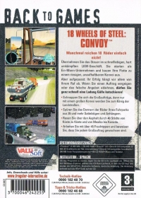18 Wheels of Steel: Convoy - Back to Games Box Art