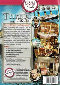 Titanic Mystery - Purple Hills Box Art