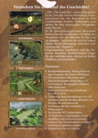 1914: The Great War (box) Box Art