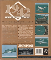 1942: The Pacific Air War [DE] Box Art