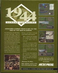 1944 Across the Rhine [PT] Box Art