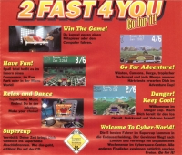 2 Fast 4 You: Das Superheiße Bi-Fi Race (CD-ROM) Box Art