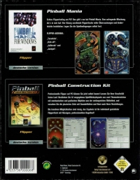 2 in 1 Pack: Pinball Mania / Pinball Construction Kit Box Art