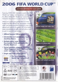 2006 FIFA World Cup: Licensed Interactive Quiz Game Box Art