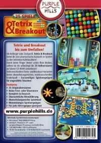 25 Spiele Tetrix & Breakout - Purple Hills Box Art