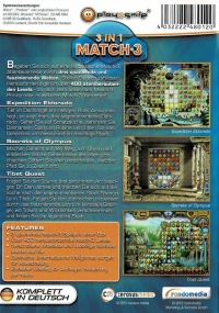 3 in 1: Match 3 - Play+Smile Box Art