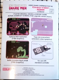 Into the Den of the Snake Men (grey box) Box Art