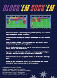 Block'Em Sock'Em Box Art