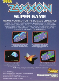 Zaxxon Super Game (CollectorVision) Box Art