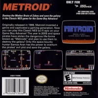 Metroid - Classic NES Series Box Art