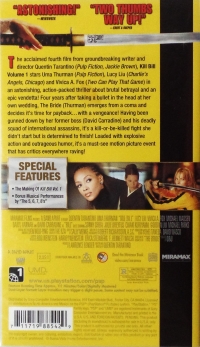 Kill Bill: Volume 1 (UCUS 98854) Box Art